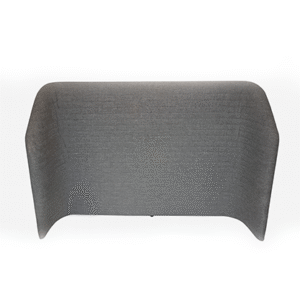 Queen Size Bed with Bedside Tables – Dark Grey Upholstery