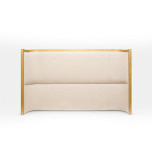 Queen Size Bed with Bedside Tables – Dark Grey Upholstery