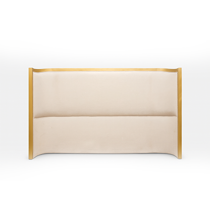 Queen Size Bed with Bedside Tables – Dark Grey Upholstery