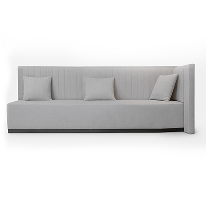 2-in-1 Sofa with End Table